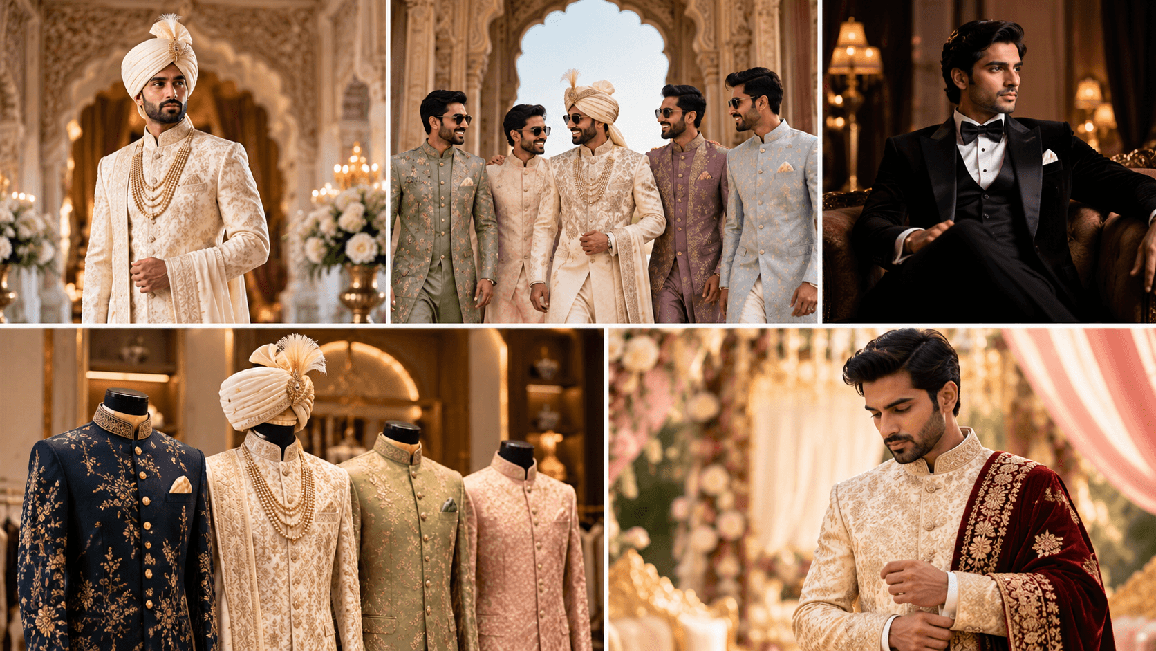 Royal Indian Wedding Fashion Montage